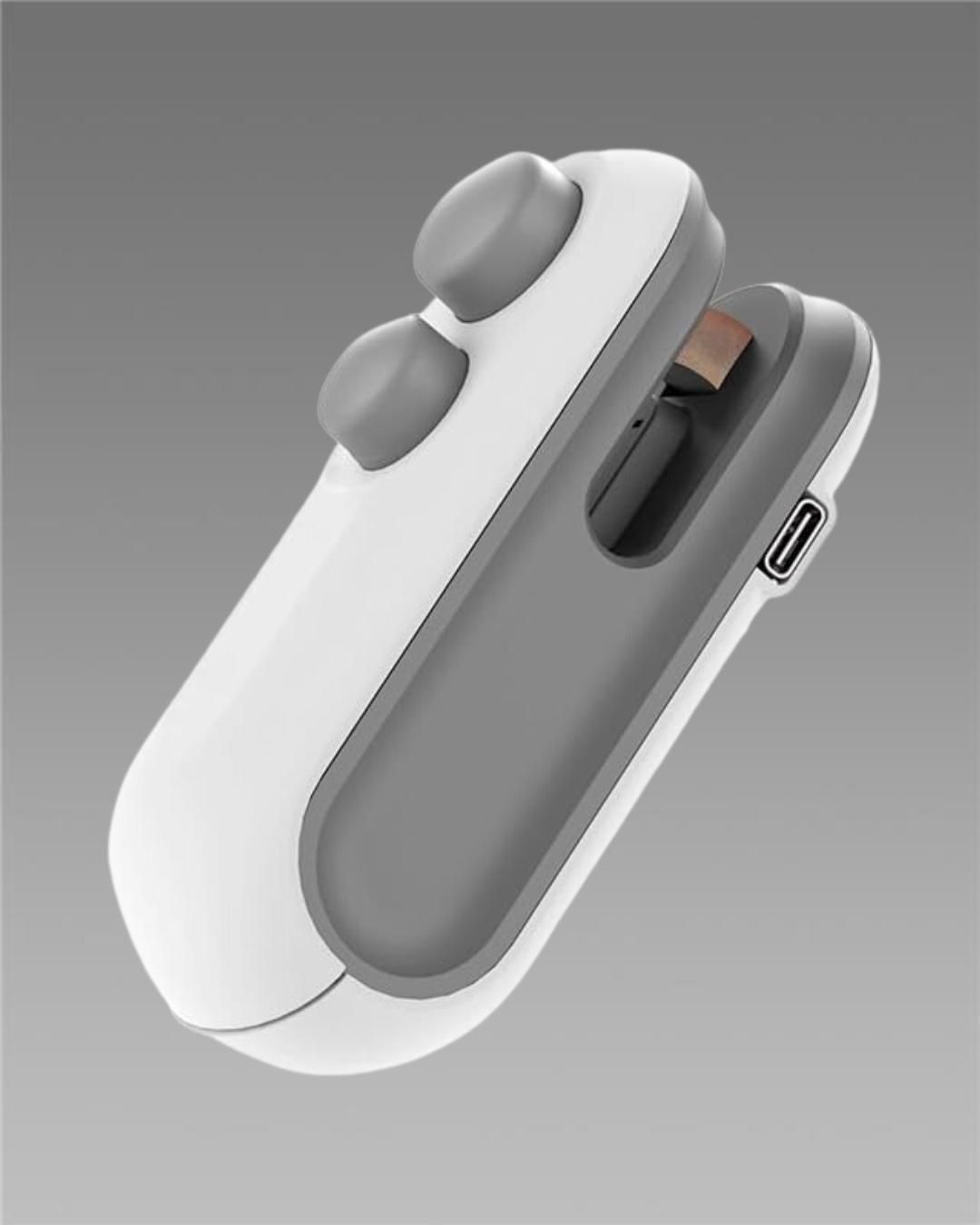 Portable Mini Sealing Machine 2 in 1 USB Rechargeable Magnetic Bag Sealer Heat Seal with
